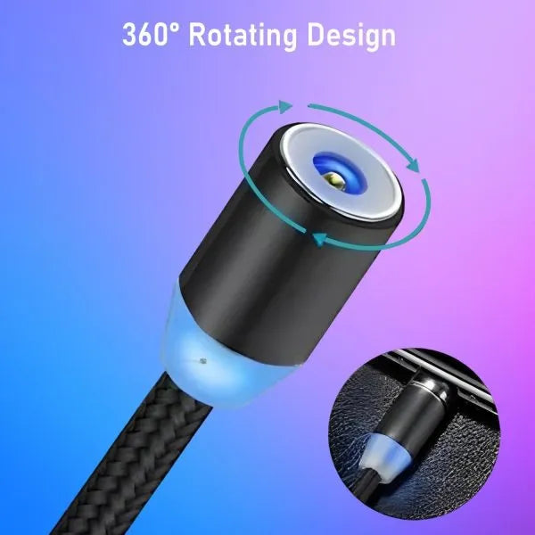 3-in-1 Magnetic Charging Cable